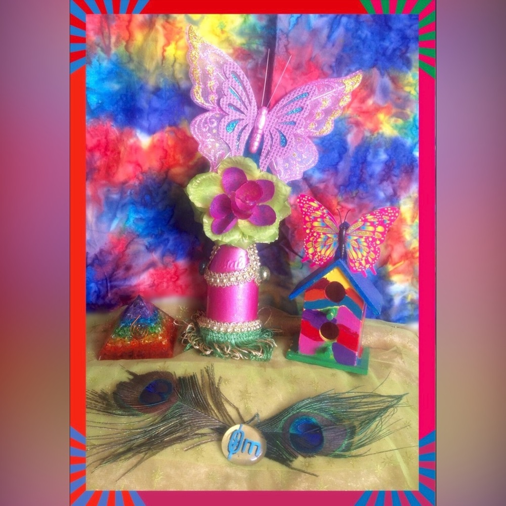 Hand Crafted Paradise Dancer Gypsy Bottle Summer Vacation Boho Decor - Picture 5 of 5